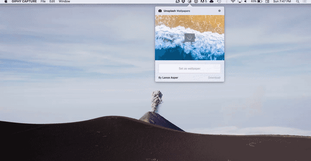use a gif for wallpaper on mac